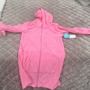 Vibrant Pink Hooded Jacket